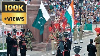 Wagah Border  Wagah Border Parade  IndiaPakistan Border [upl. by Lauhsoj]