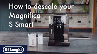 How to descale your DeLonghi Magnifica S Smart [upl. by Carli165]