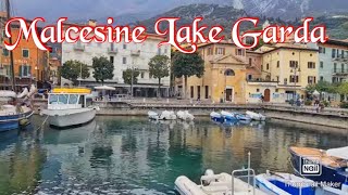 MalcesineLake Garda ItalyLago Di Garda🏝️lakegarda [upl. by Aihsal]