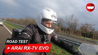 Arai RX7V Evo  Review  Roadtest  Champion Helmets [upl. by Tapes]