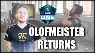 YOGURTMEISTER IS BACK Fnatic Olofmeister Returns for ESL ONE COLOGNE 2016 [upl. by Mccartan]