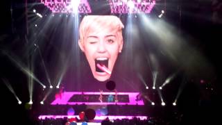 Miley Cyrus  SMS Bangerz LIVE Mar22 2014 Miami [upl. by Akihc776]