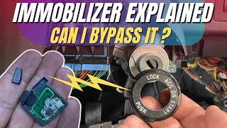 How Immobilizer Works  Transponder Chip Immobilizer Components How to Bypass Immobilizer [upl. by Ahtanamas]