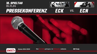 Pressekonferenz Spieltag 18 EC Kassel Huskies vs EC Bad Nauheim [upl. by Norse]