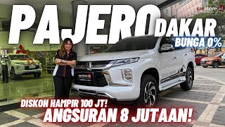 Serius Nih Diskon Hampir 100 Juta⁉️Review Mitsubishi Pajero Sport 24 Dakar 4x2 Diesel Terbaru 2024 [upl. by Arhsub]