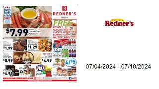 Redners Markets Weekly Ad US  07042024  07102024 [upl. by Granniah621]