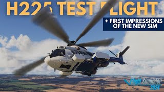 H225 Helicopter Test Flight  Microsoft Flight Simulator 2024 First Impressions at Compton Abbas 4K [upl. by Pleione433]