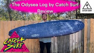 The Catch Surf Odysea Log Surfboard Review 8 ft [upl. by Gitlow175]