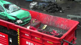 Hammel VB 950DK Car Shredder at CARS Expo 2012 [upl. by Robinett]