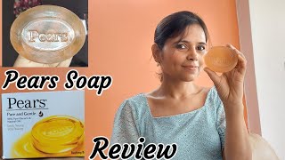 Pears Pure and Gentle Soap Review  Pears Soap Review in Hindi [upl. by Dever]