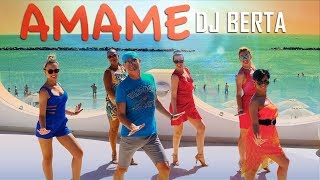 AMAME  DJ BERTA  MERENGUE  Balli di gruppo estate 2019  Nuovo merengue line dance [upl. by Ahsoik759]