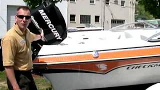 2009 Checkmate 2100 and 2000 BR at Peters Marine Service [upl. by Bent292]