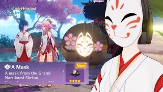 How to get Kazaris Mask furniture  Sacred Sakura Cleansing Ritual  Genshin Impact 25 [upl. by Gary]