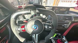 BMW m4 build wrapped color changed 1 year of work in one video silver stone metallic s55 f82 3m 2080 [upl. by Jobyna690]