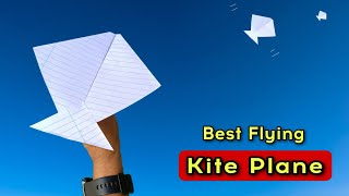 best flying kite plane how to make flying notebook kite plane best kite airplane flying kite [upl. by Arraet]