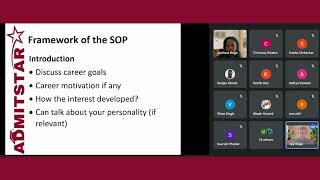 Webinar  Crafting a Winning SOP and LOR on 22 Sep 2024  Recording [upl. by Ruyam130]