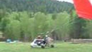 Powered Parachute Take Off Crash [upl. by Luapsemaj]