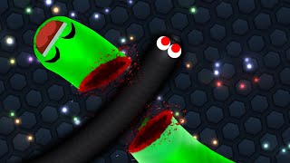 Slitherio Hacker Joins The Game  Epic Slitherio Gameplay [upl. by Collins]