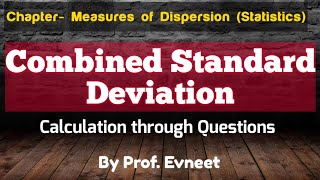 Combined Standard Deviation  combined standard deviation statistics [upl. by Awe]