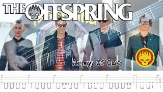 The Offspring  Army Of One Guitar Cover  TABS  NEW SONG 2021 [upl. by Polad]