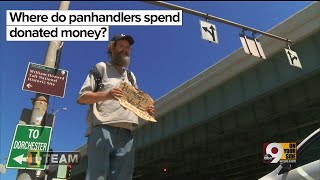 Where do panhandlers spend donated money [upl. by Dloreh]