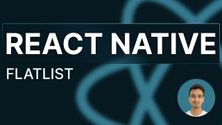 React Native Tutorial  52  FlatList [upl. by Rim]