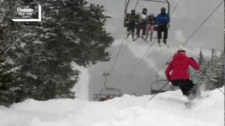 Lift Line at Stowe VT  Trails We Love [upl. by Eibreh819]