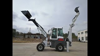 Mini Backhoe Loader WZ1510 with Yanmar enigne [upl. by Ennaylime318]