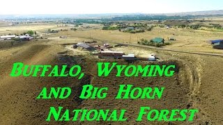 Buffalo Wyoming and Visit to Big Horn National Forest [upl. by Wenn]