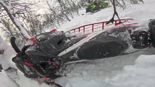 Fun riding in Hemavan Lynx Shredder Turbo 3700 [upl. by Solim]