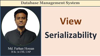 Lec 100  View Serializability  Concurrency Control  DBMS  Bangla Tutorial [upl. by Zoha716]