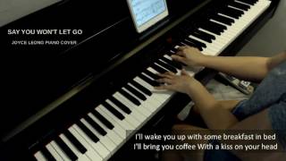 James Arthur  Say You Wont Let Go  Piano Cover amp Sheets [upl. by Kelsi]