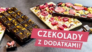 CZEKOLADY Z DODATKAMI ❤️🍫‼️ Jak szybko zrobić CZEKOLADĘ IDEALNĄ NA PREZENT 🤩 [upl. by Ehr]