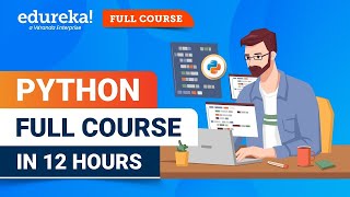 Python Full Course 2024  Python for Beginners  12 Hours  Python Tutorial  Edureka [upl. by Maharg372]