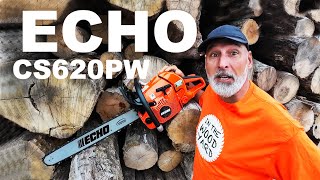 ECHO CS620PW and ECHO 7310P CHAINSAWS AWESOMENESS [upl. by Suixela]