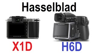 Hasselblad X1D vs Hasselblad H6D [upl. by Arrekahs]