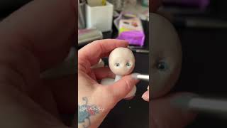 Creating the head of OB11 doll from Super Sculpey Polymer Сlay sculpting ob11 supersculpey bjd [upl. by Gisele151]