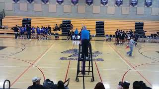 LA high vs Cesar Chavez volleyball playoffs p3 [upl. by Atik427]