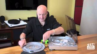 Tutorial  How To Replace A Turntable Belt [upl. by Bui]