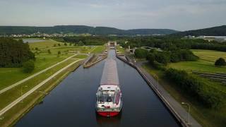 Schiff auf dem MainDonau Kanal [upl. by Quartet]