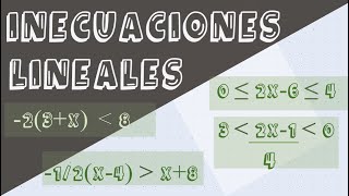 EJERCICIOS  Desigualdades lineales Part 2 [upl. by Edgerton]