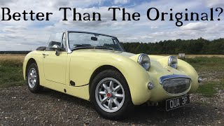 Frogeye Sprite Replica  Better Than The Original MG Midget Tifosi Rana 1976 Midget Road Test [upl. by Godfree]