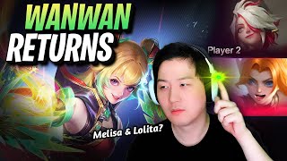 Picked Wanwan when enemy picked Melisa  Mobile Legends [upl. by Stauder]