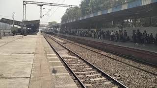 22498 Tiruchchirappalli  Shri Ganganagar Humsafar Express skipping Vapi with BRC WAP7 Zone NWR [upl. by Anuqahs392]