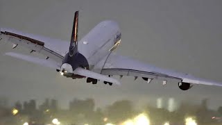 A380 Hits Wake Turbulence On Takeoff [upl. by Shanie450]