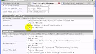 3 How to do setting in osTicket [upl. by Enar]