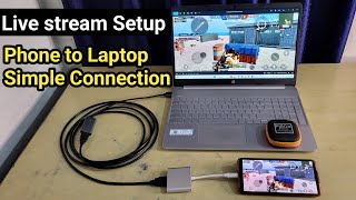 live stream connection kaise hota hai  Phone se live stream connection  pibox capture card [upl. by Annwahsal]