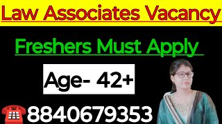 Law Associates Vacancy in Haryana RERA Law Officer Vacancy in RERA vacancy [upl. by Peisch55]