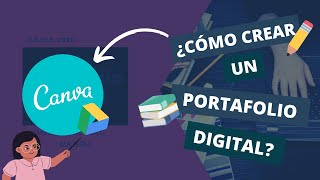 Cómo crear un portafolio digital en Canva [upl. by Eleahcim]