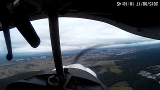 ✈ Flight to Speyer EDRY with Comco Ikarus C42C [upl. by Luhem]